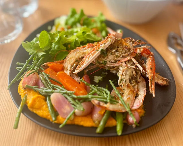 Gambas royales grillées